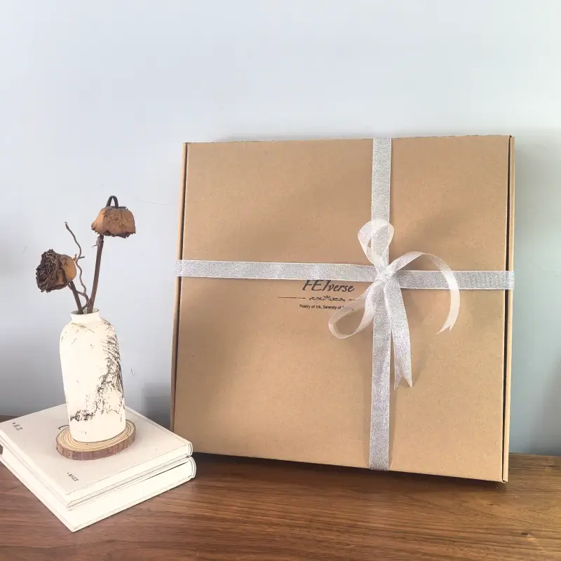 handwritten Chinese calligraphy wall art framed decor in eco-friendly gift box