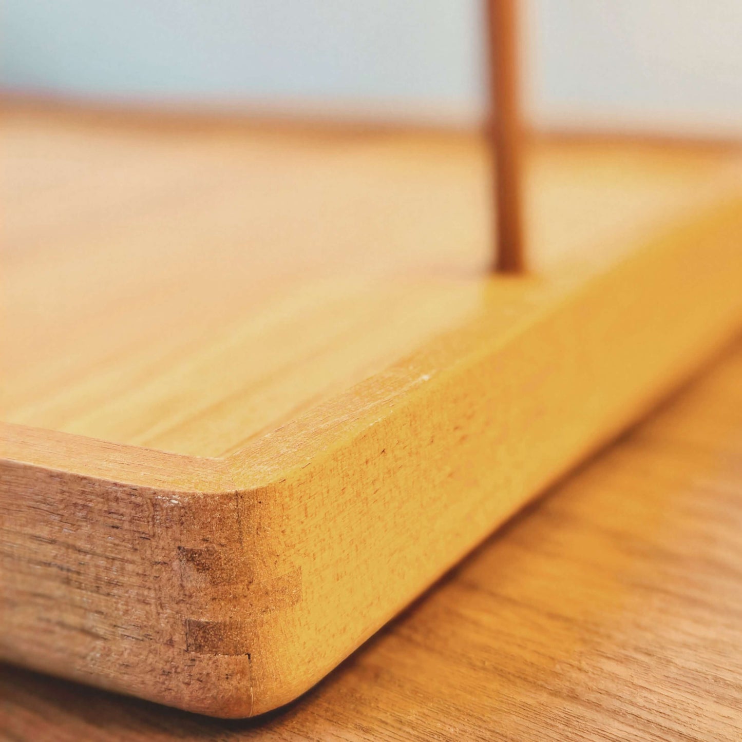 Handmade Chinese Calligraphy Art – Solid Wood Frame, Wall or Table Display (“The Road is Long, But Perseverance Prevails”)